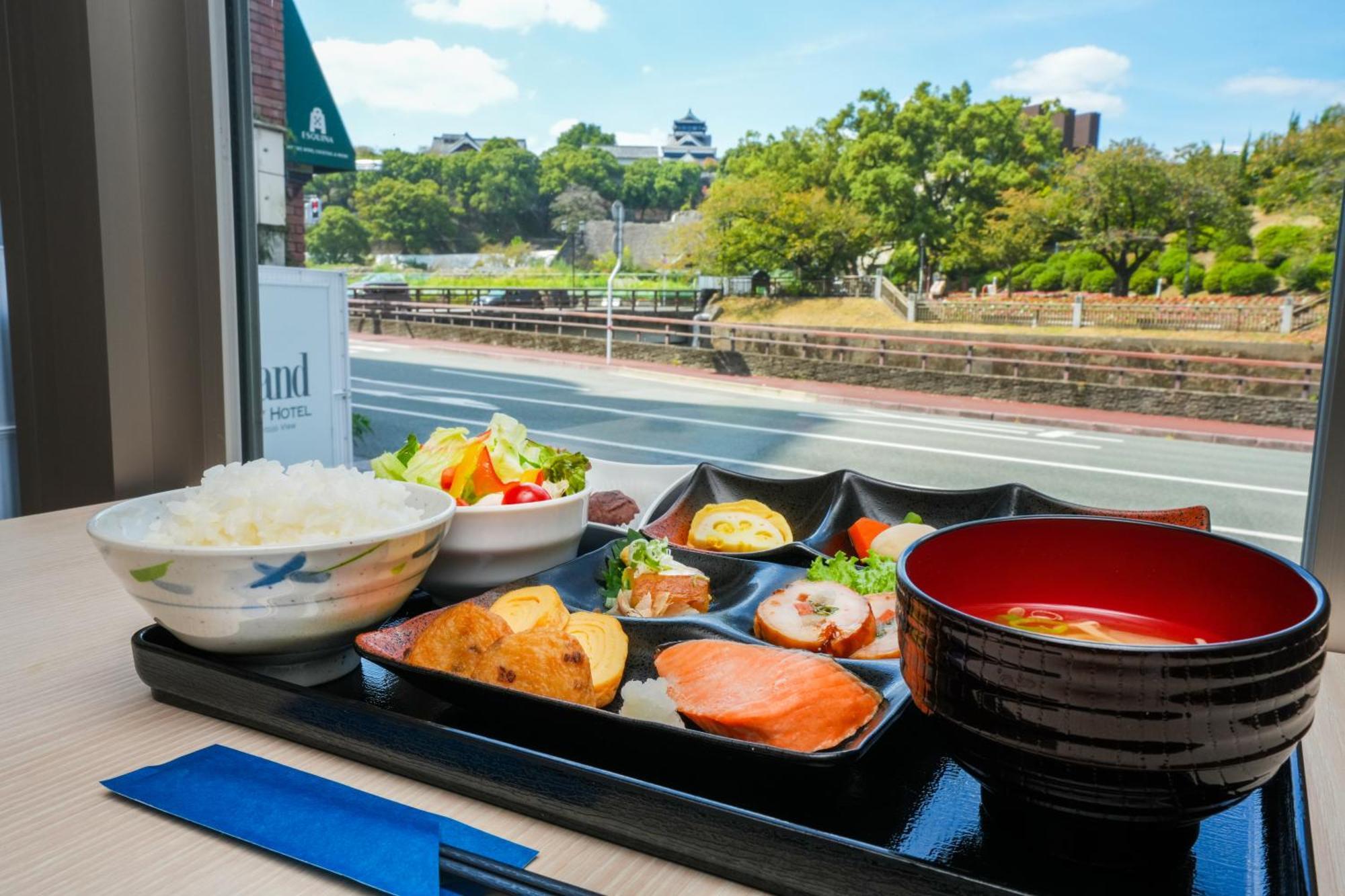 &And Comfy Hotel Kumamoto Jo View Bagian luar foto